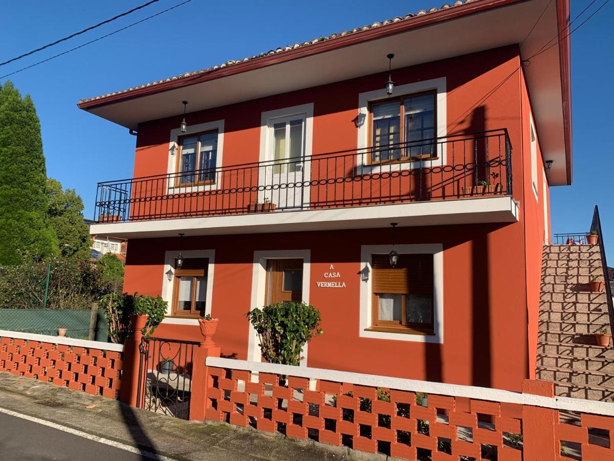 Апартаменти A Casa Vermella Con Jardin A 10 Minutos De Santiago De Compostela Ortono Екстер'єр фото